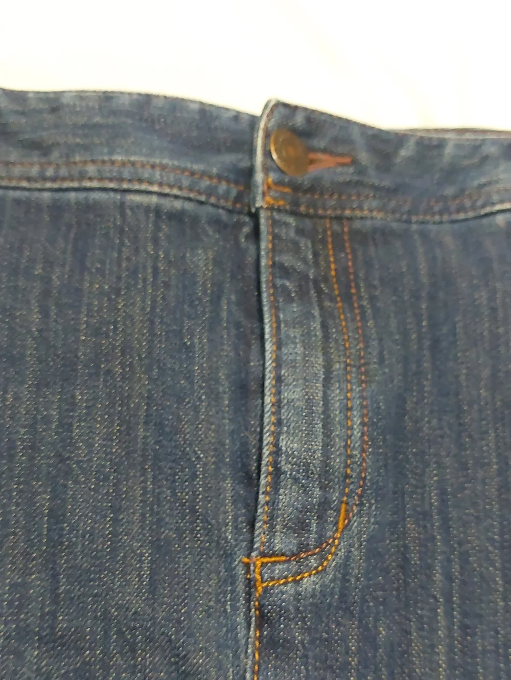 Eddie Bauer Dark Blue Denim Mini Skirt - Picture 2 of 6